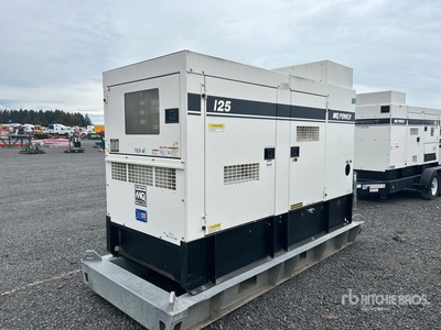 2018 Multiquip DCA125SSIU4F 100 kW Skid-Mounted Generator Set