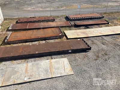 (10) Assorted Metal Plates