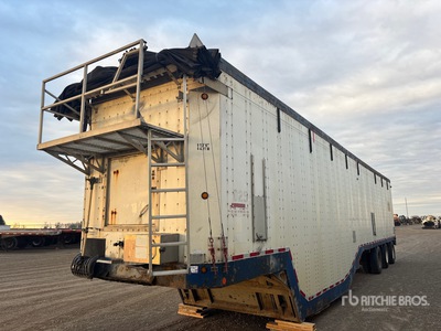 2010 Fericar LBC53 48 ft x 102 in Quad/A Live Bottom Open-Top Chip Trailer