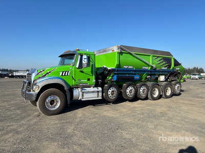 Soil King Extreme XTR 25 on 2012 Mack GU713 14x4 شاحنة توزيع الحجر