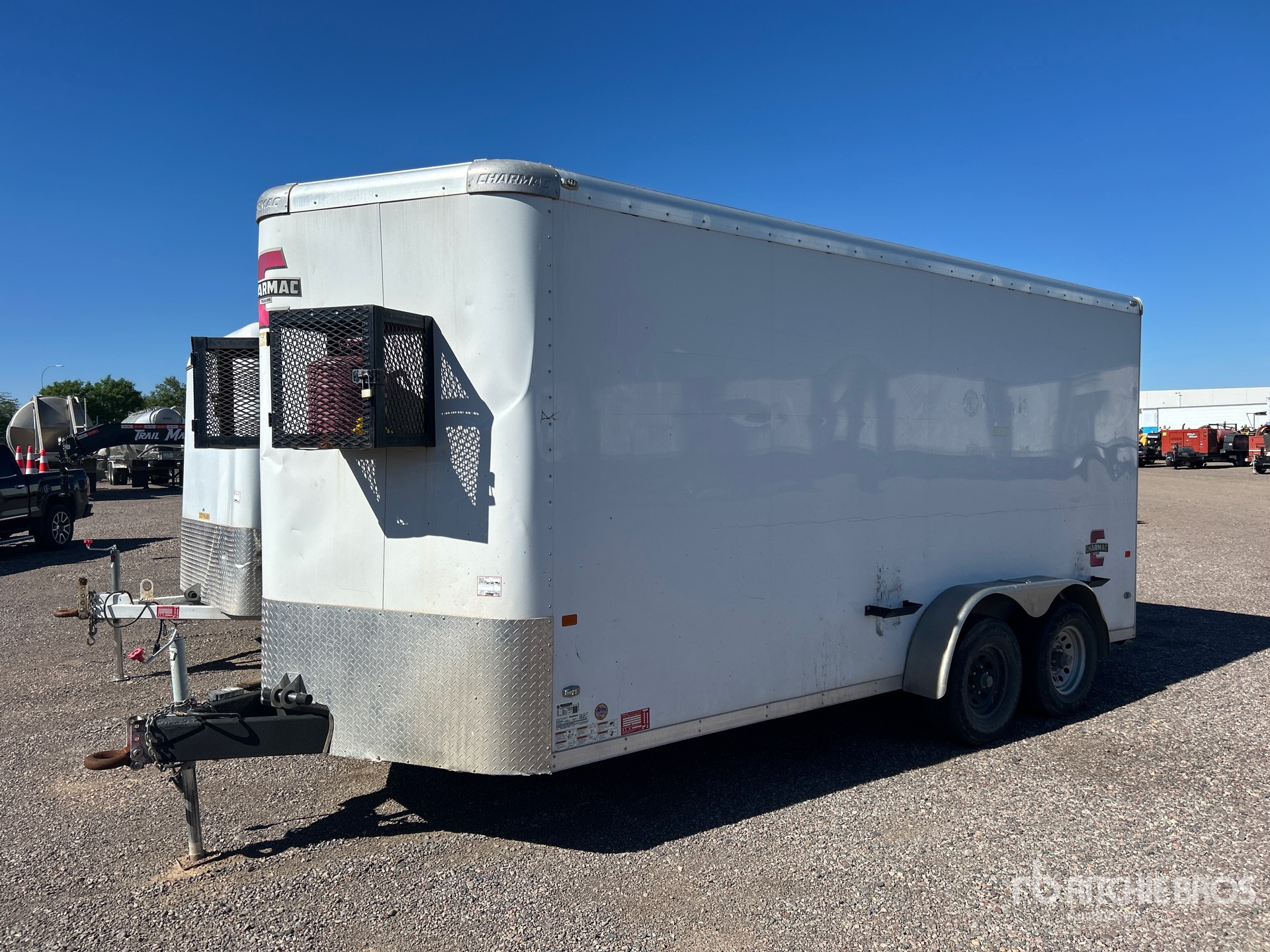 2020 Charmac 16 ft T/A Enclosed Trailer