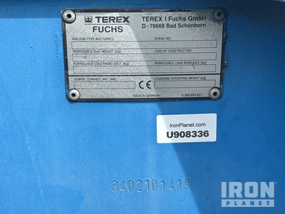 2007 Terex/Fuchs MHL340 Wheel Material Handler