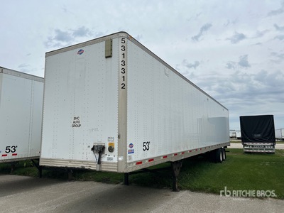 2013 Utility VS2DX 53 ft x 102 in T/A Van Trailer
