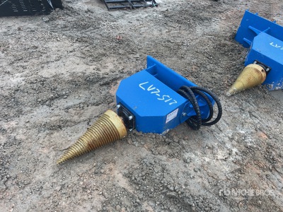 2025 GIYI GY-WS43 12 in Mini Skid Steer Log Splitter (Unused)