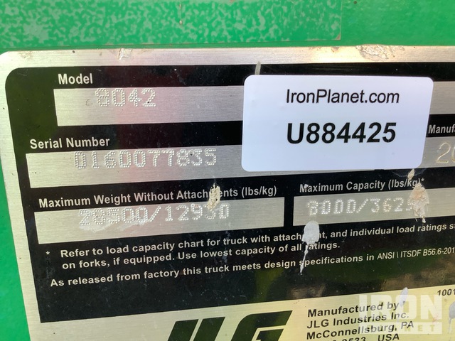 MANIPULADOR 2016 JLG/SKYTRAK