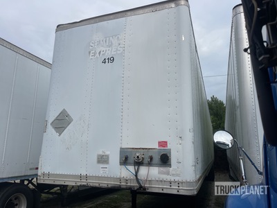 2007 Wabash 53 ft T/A Van Trailer