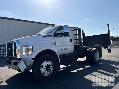 2021 Ford F-650 4x2 Cylinder Pallet Camión Caja Abierta