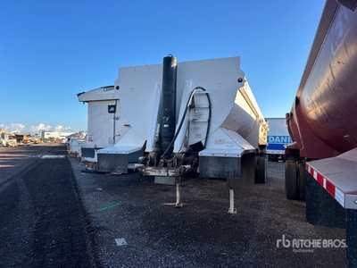 2007 Dragon EDT32 32 ft T/A Frameless End Dump Trailer