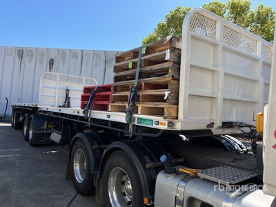 2024 Haulmark 6.1 m Bogie/A B-Double Lead Flatbed Trailer
