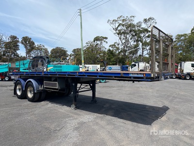 2009 Krueger 8.6 m Bogie/A Remolque caja abierta