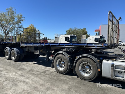 2009 Krueger 6.1 m Bogie/A B-Double Lead Pritsche Anhänger