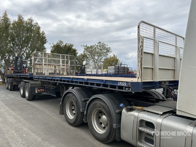 2010 MaxiTrans 6.1 m Bogie/A B-Double Lead Pritsche Anhänger