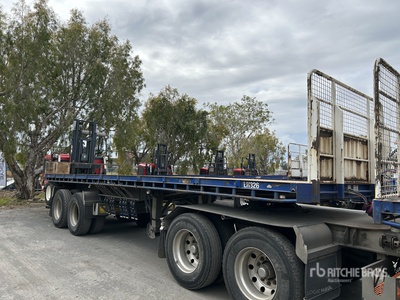 2010 MaxiTrans 8.6 m Bogie/A Pritsche Anhänger