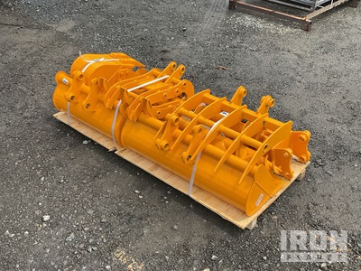 Quantity of (8) GIYI Excavator Attachments - Fits Cat 301 (Unused)