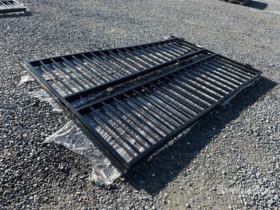 2025 SKLP SK-T20X 20FT. BI-PARTING WROUGHT IRON GATE Doors (Unused)