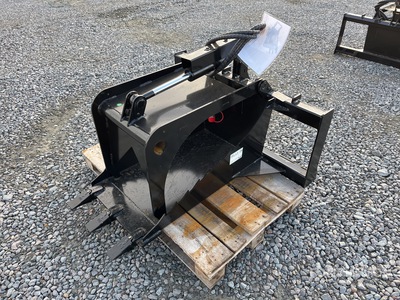 2025 GIYI SGB20 Skid Steer Stump Grab Bucket Varios implementos minicargadora (Unused)