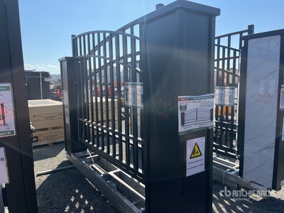 2025 KJ K0735E 20 ft x 7 ft Steel Metal Farm Driveway Gate (Unused)