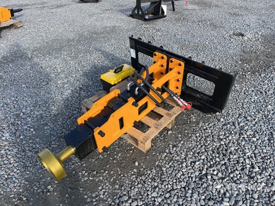 2025 GIYI GY-D680 Skid Steer Post Driver (Unused)