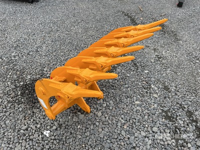 2025 GIYI Fit to cat 305 teeth Excavator Rake (Unused)