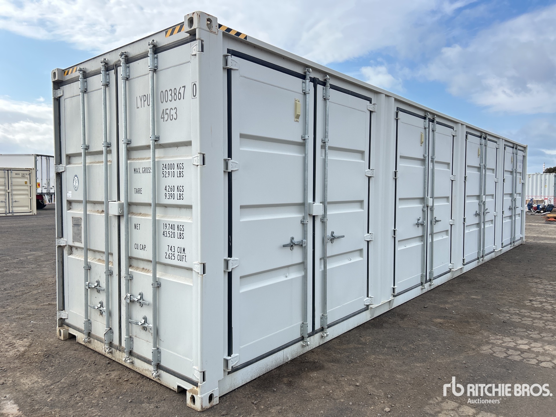 2025 40 Ft One-Way High Cube Storage Container (Unused)