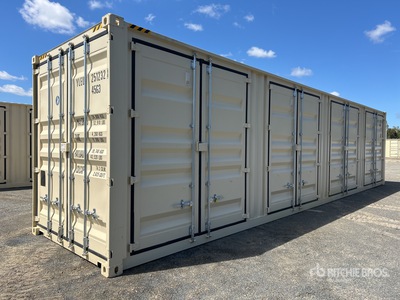 2025 40 ft High Cube Multi-Door Storage Container