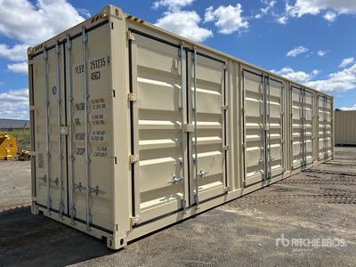 2025 40 ft High Cube Multi-Door Storage Container