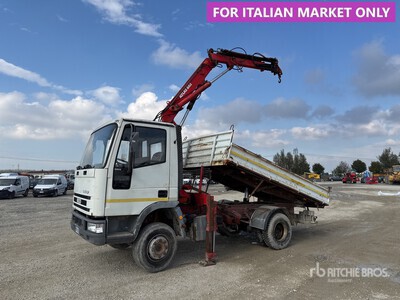 1992 Atlas Krane 60.1 on 1992 Iveco Eurocargo 80E15R 4x2 Tipper Truck w/Crane