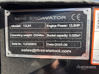 2025 VICSEC VC13JH Mini-pelle  (Unused)