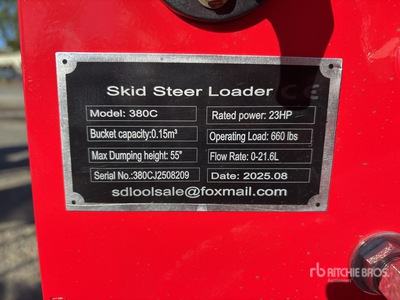 2025 SDLOOL SL380R Mini Compacte Schranklader (Unused)