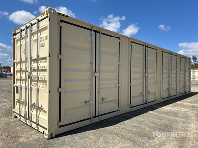 2025 40 ft High Cube Multi-Door Storage Container