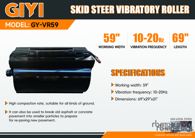 2025 GIYI GY-VR59 1500 mm جرافة تسوية بالاهتزاز  (Unused)