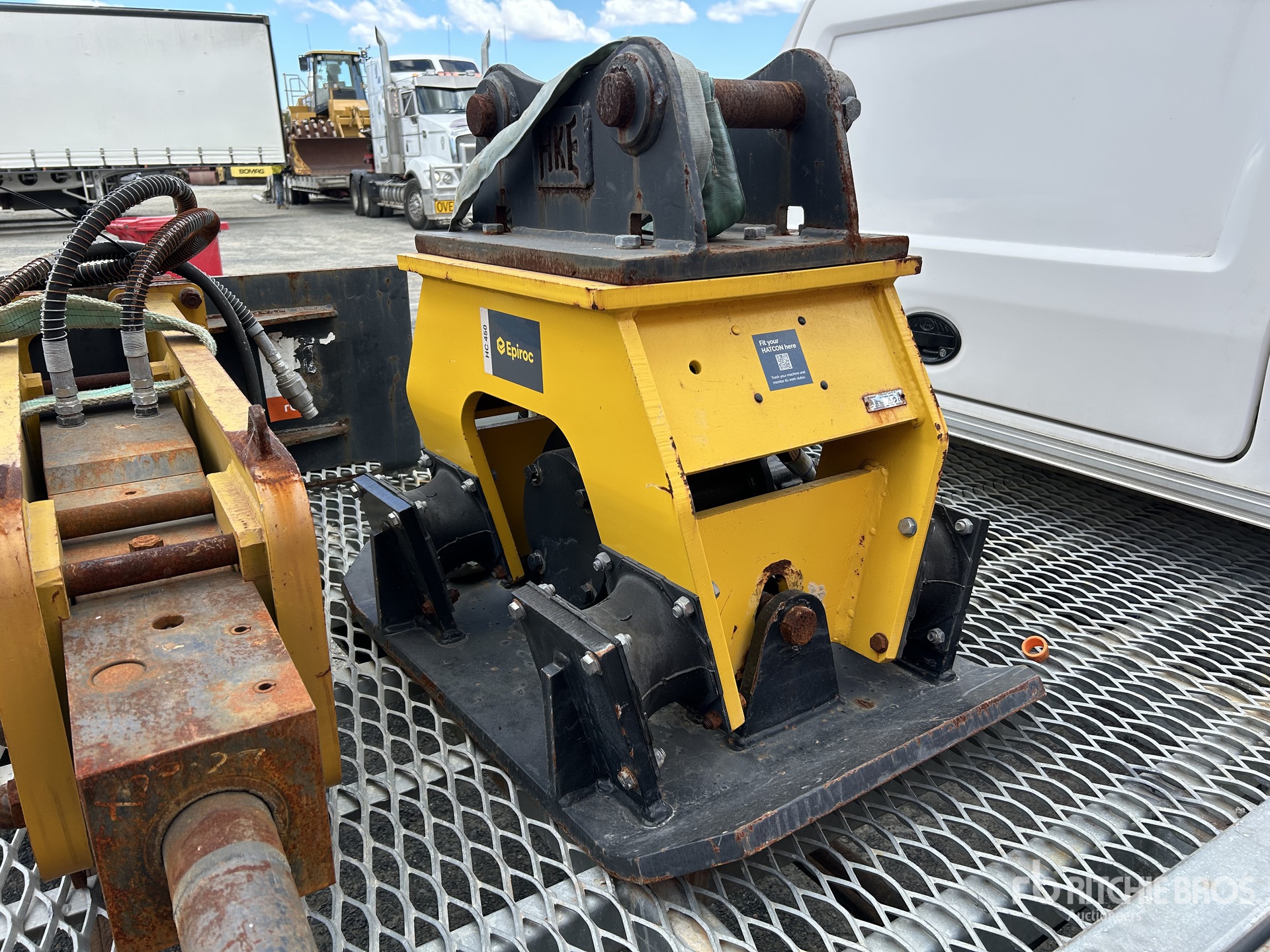 Epiroc HC 450 Plate Compactor Attachment