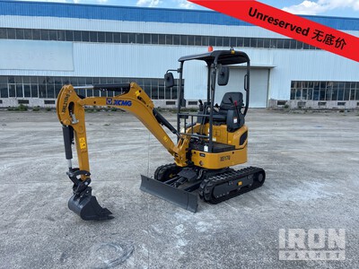 2022 XCMG XE17U Mini Excavator (Unused)