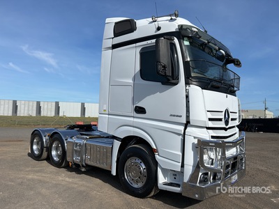 2019 Mercedes-Benz Actos 2658 6x4 Tracteur Routier Couchette