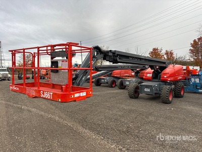 2012 Skyjack SJ66T 4WD Dual Fuel Telescopic Boom Lift