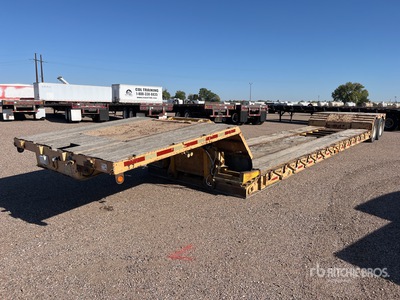 1992 Talbert TDW-30-HRC-T1 T/A Double Drop Removable Gooseneck Lowboy Trailer