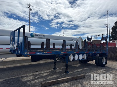 1997 Wellco 25 ft S/A Cylinder Pallet Rimorchio a cassone fisso