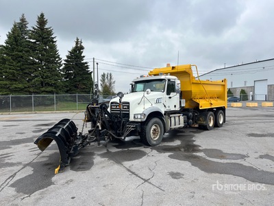 2012 Mack GU700 6x4 Snow Plow Truck