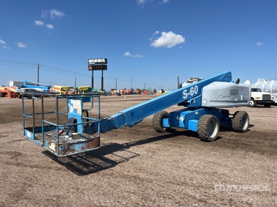 2006 Genie S60 4WD Diesel Telescopic Boom Lift