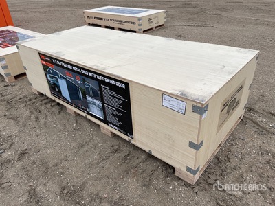 TMG MS1624 24 ft x 16 ft Garage Shed (Unused)