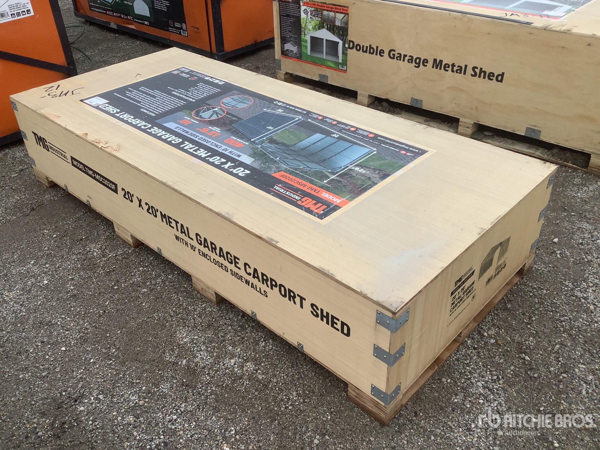 TMG MSC2020 20 ft x 20 ft Garage Shed (Unused)
