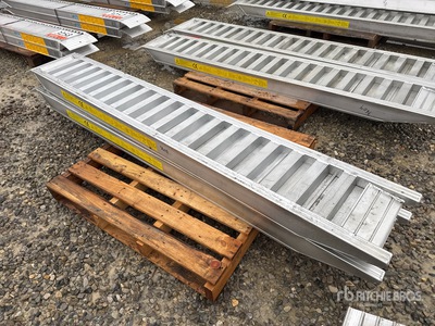 6 Ton Aluminum Loading Ramps Ferramenta e infissi (Unused)