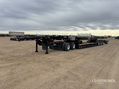 2008 Trail King TK110HDG Tri/A Double Drop Removable Gooseneck مقطورة لوبوي
