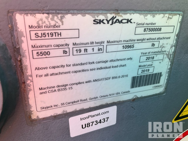 MANIPULADOR 2019 SKYJACK