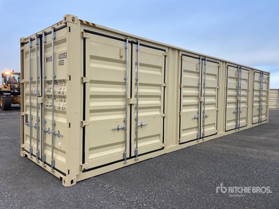 2025 40 ft High Cube Multi-Door Storage Container (Unused)