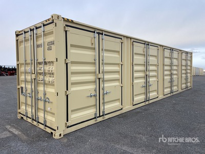 2025 40 ft High Cube Multi-Door Storage Container (Unused)