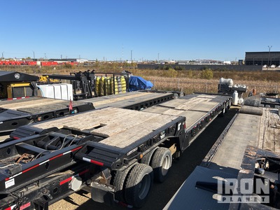 2014 Load King 50 ton 55 ft Tri/A Folding Neck Trailer