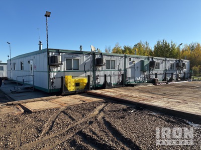 2001 Britco 6 Unit 56 ft x 12 ft Skid-Mounted 可動式構造