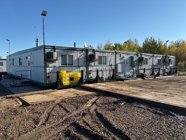 2001 Britco 6 Unit 56 ft x 12 ft Skid-Mounted Mobile Camp