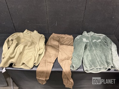 (3) Cold Weather Shirts, (30) Cold Weather Jackets & Assorted Items